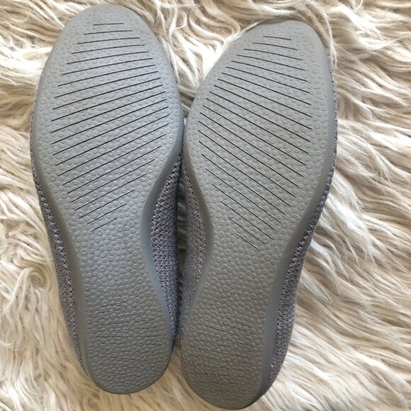 Allbirds 6 Grey Shoes Flats Slip On Mist Tree Breezers Gray Ballet Anthropologie - Picture 9 of 13